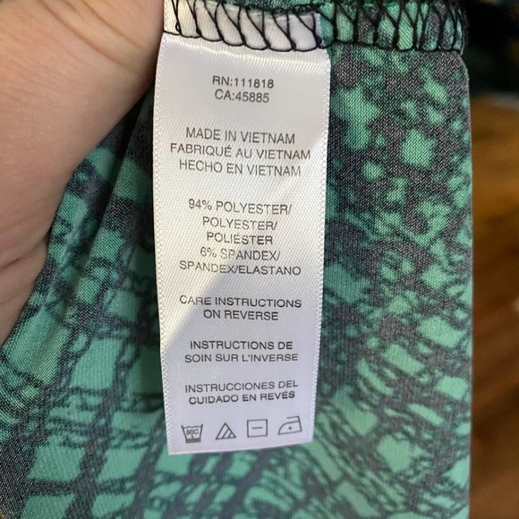 Michael Michael Kors Green & Black Dress - Picture 6 of 6